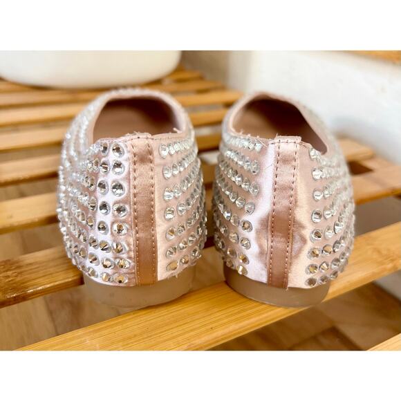 Steve Madden Marli Rhinestone Embellished Ballet Flats - Picture 5 of 10